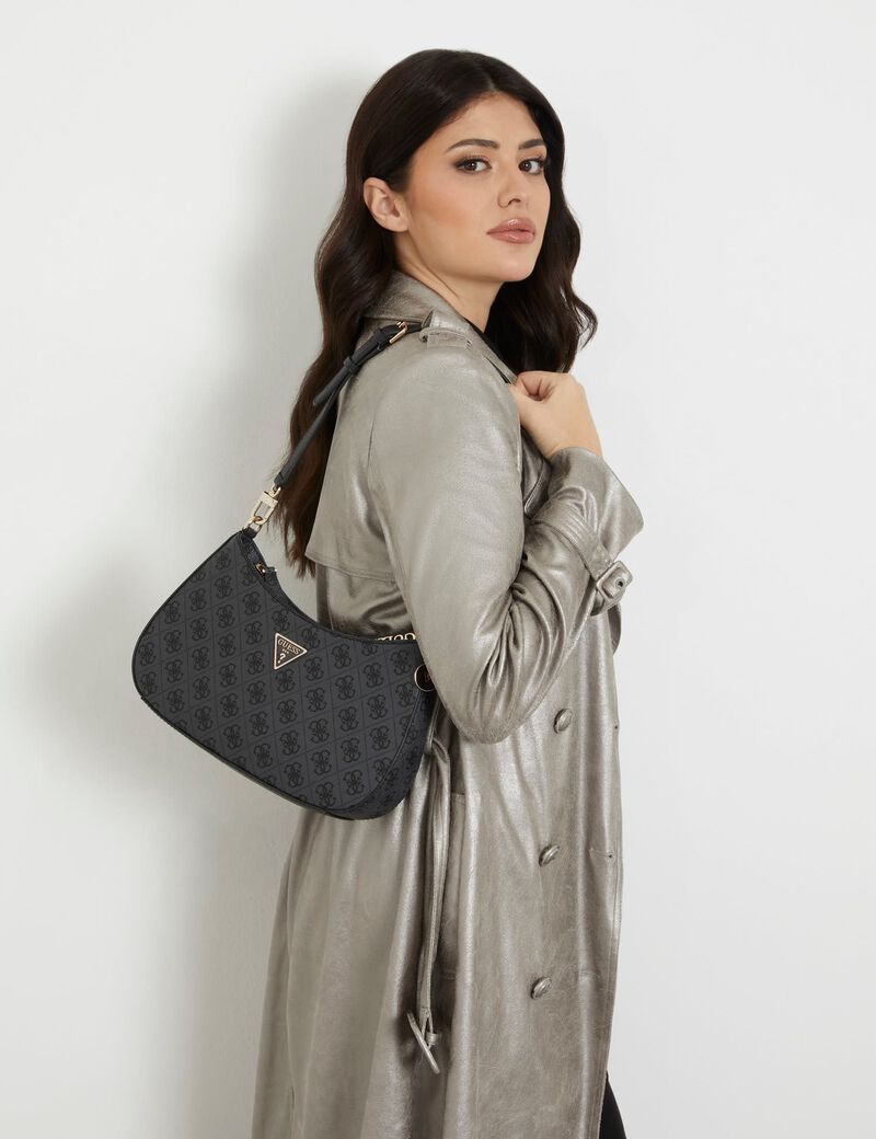Original Outlet Guess Noelle 4G logo shoulder bag