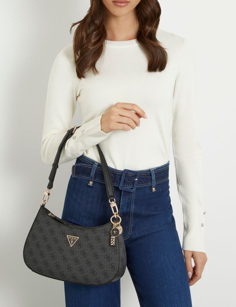 Original Outlet Guess Noelle 4G logo shoulder bag