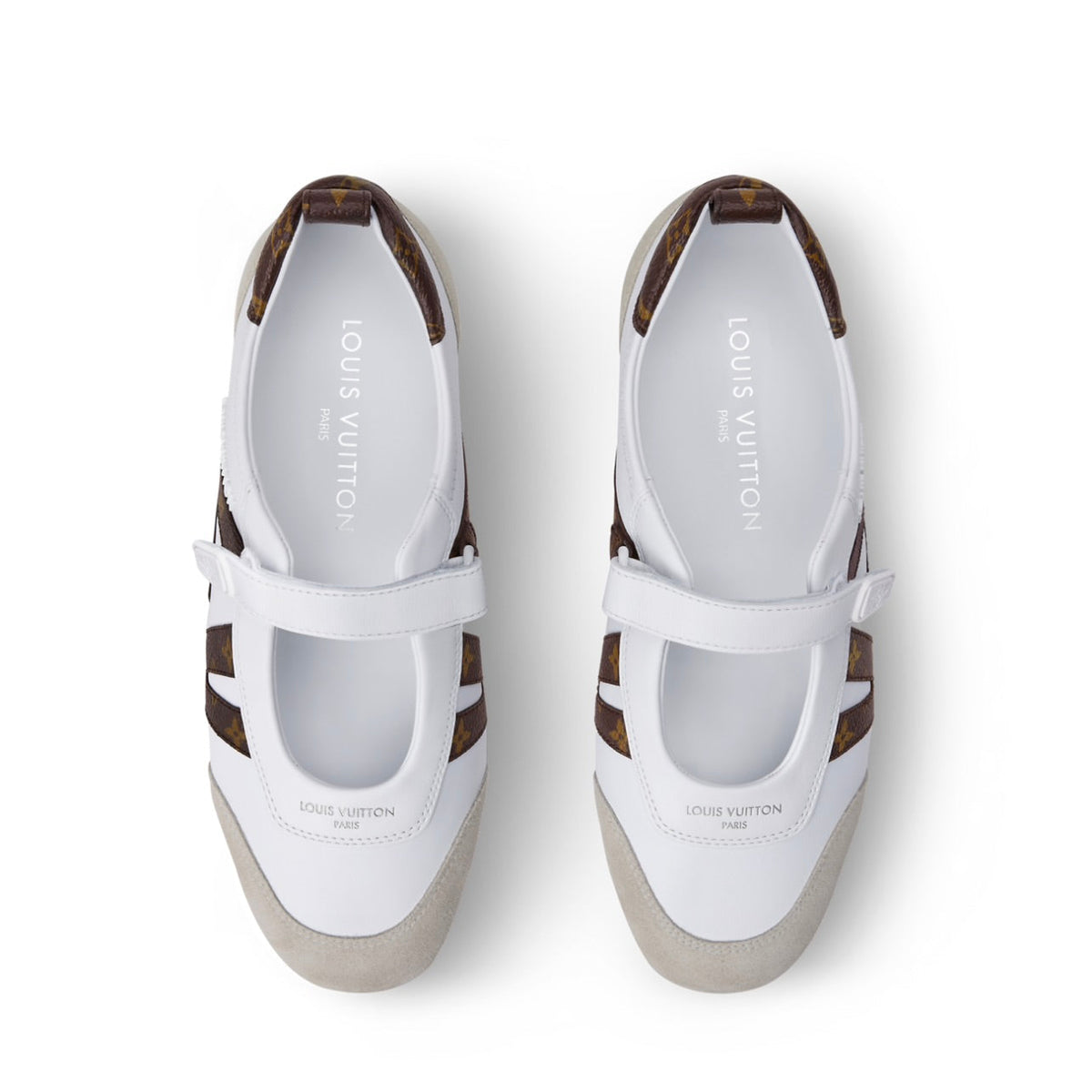 Louis Vuitton Sneakerina Mary Jane White