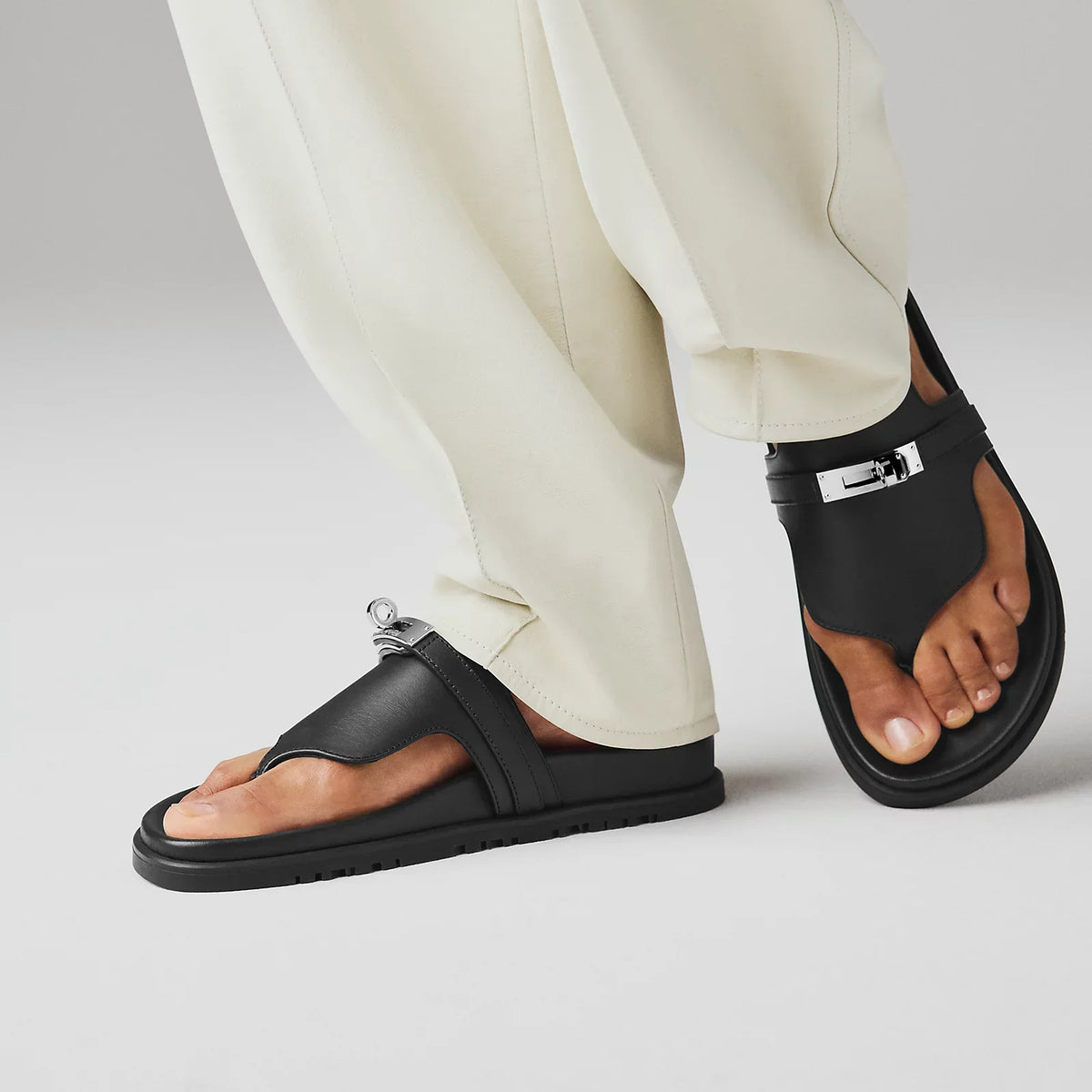 Hermès Empire sandal 'Noir'
