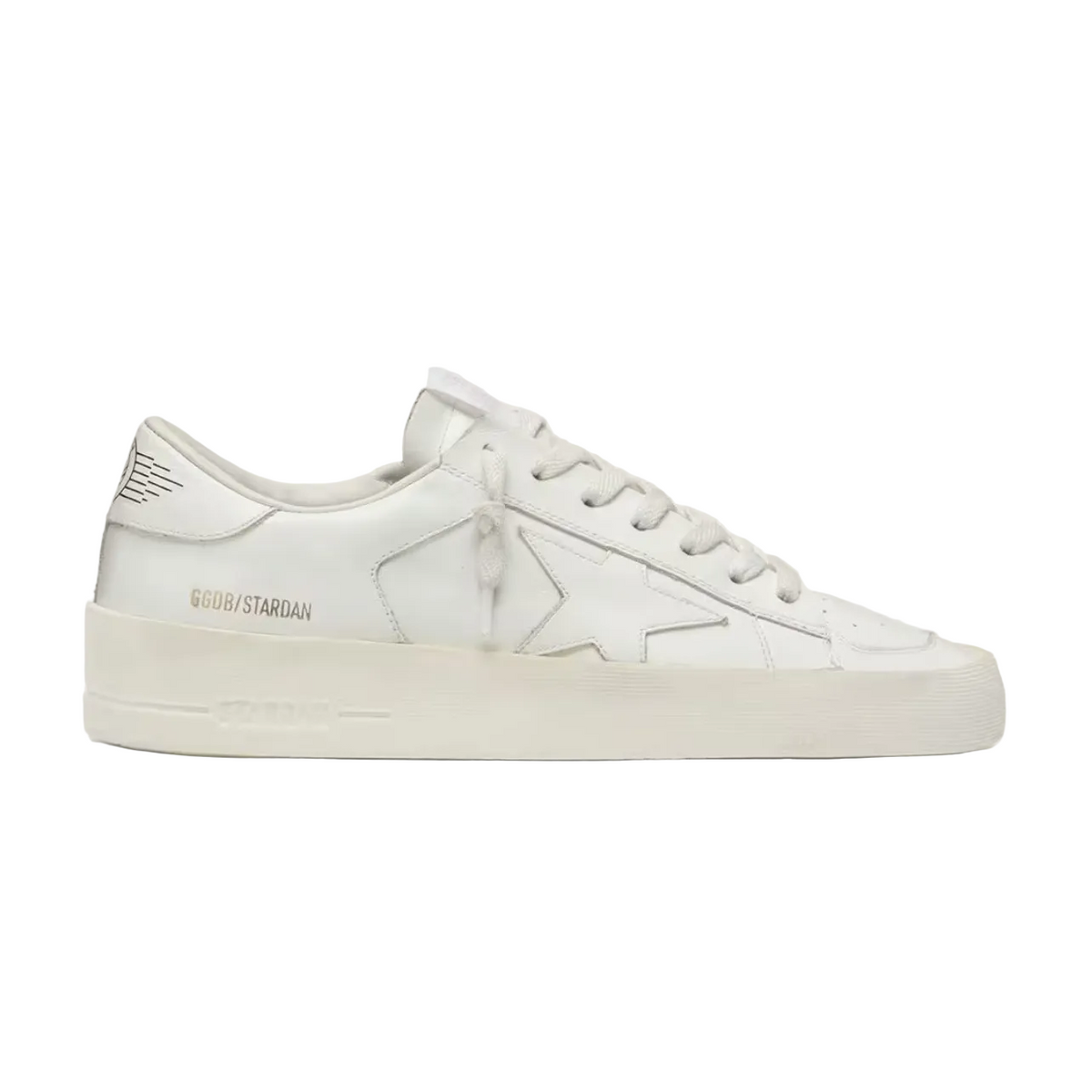 Golden Goose Super-Star Stardan in total white leather(Unisex)