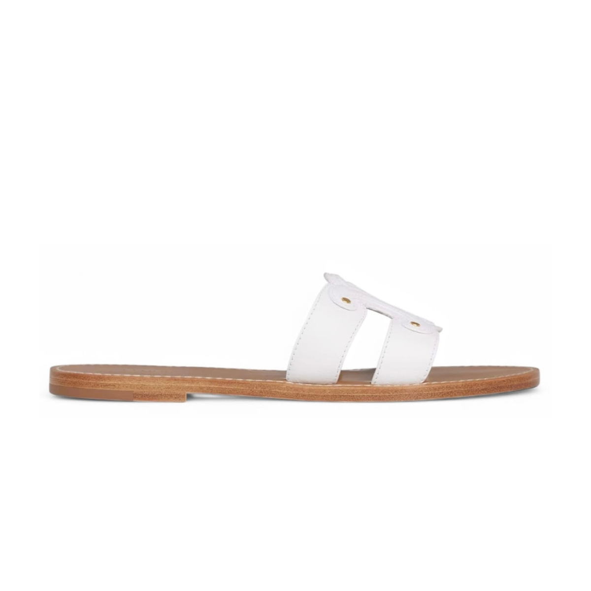 Celine Triomphe Mule White (Women's)