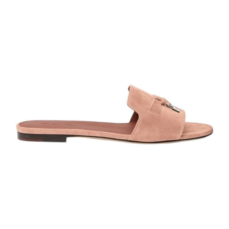 Loropiana Summer Charms Sandal Suede Goatskin Precious Rose