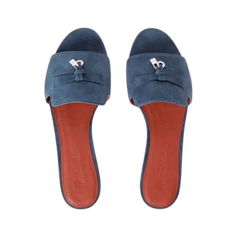 Loropiana Summer Charms Sandal Suede Goatskin Denim