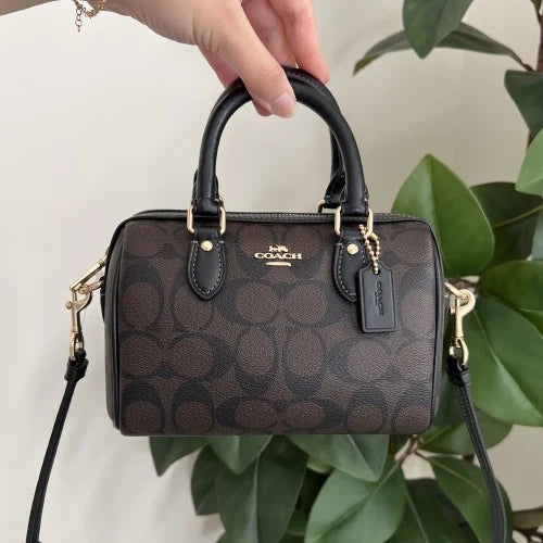 Original Outlet Coach Canvas Signature In Bag Crossbody Rowan Mini