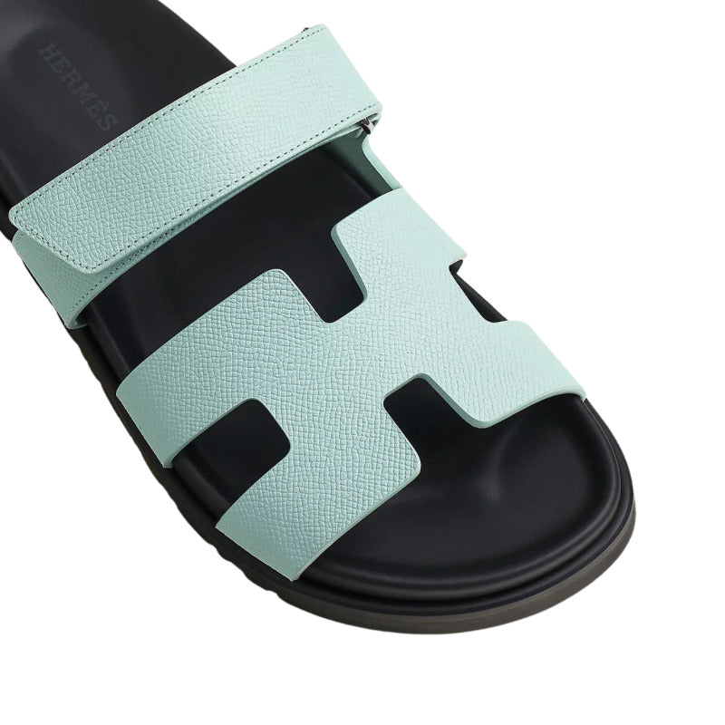 Hermès Chypre sandal 'bleu cristaux'