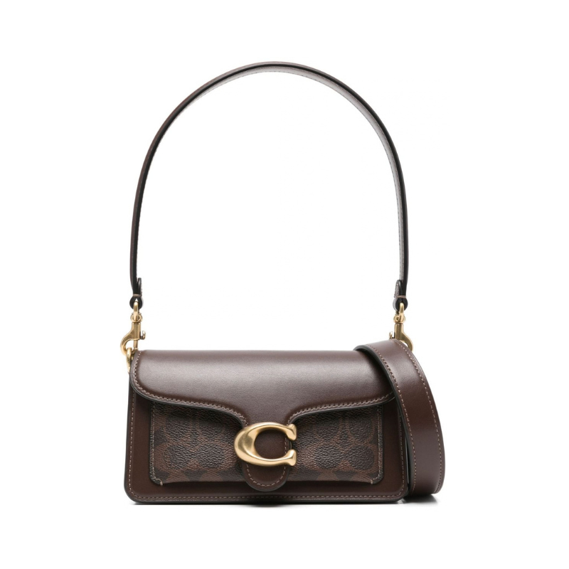 Original Outlet Coach Tabby Chain Clutch In Signature Canvas