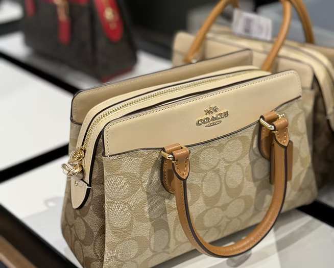 Original Outlet Coach Light Khaki – Khaki Multi Women Crossbody