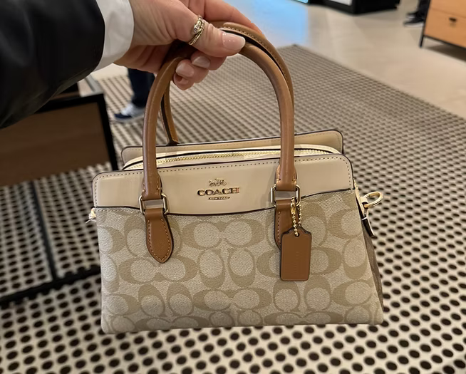 Original Outlet Coach Light Khaki – Khaki Multi Women Crossbody