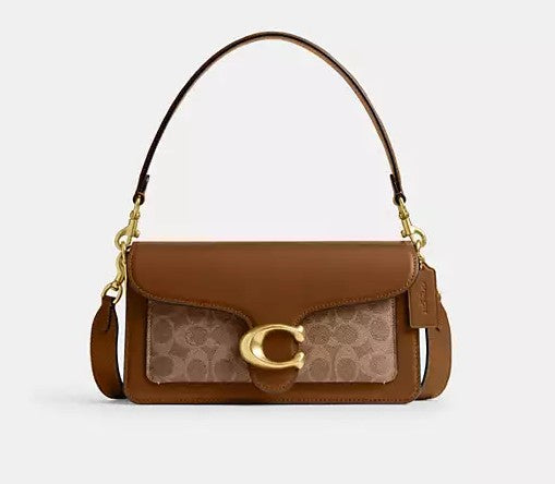 Original Outlet Coach Signature Leather Crossbody Bag – Medium