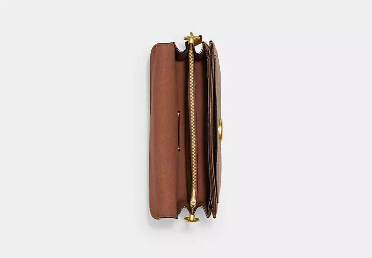 Original Outlet Coach Signature Leather Crossbody Bag – Medium