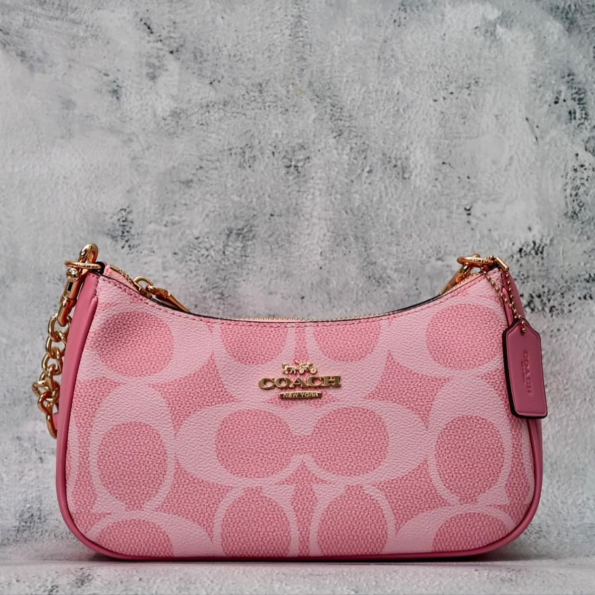 Original Outlet Coach Pink Women Shoulder Bag Cal51 Teri