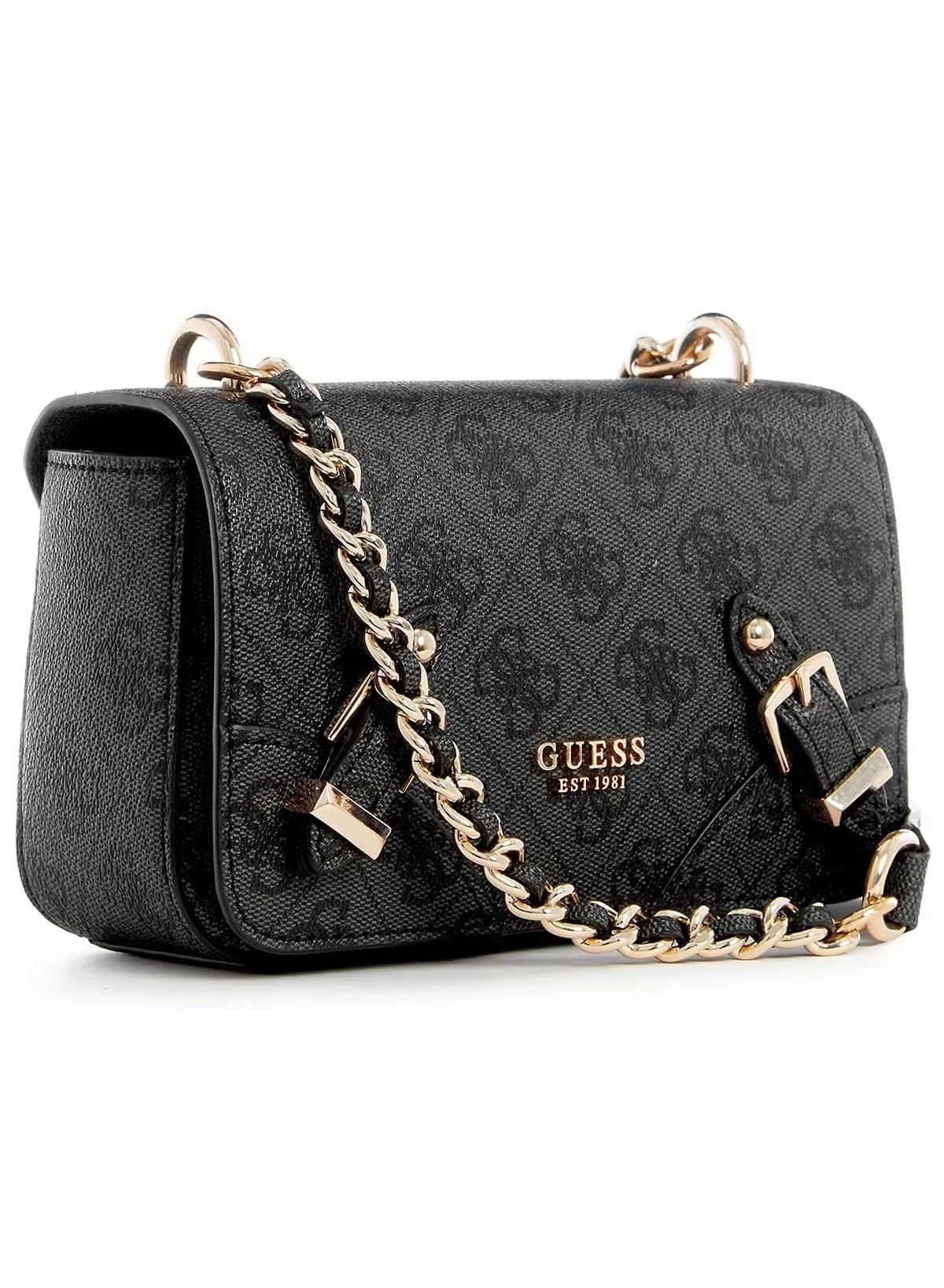 Original Outlet Guess Coal Black Women Crossbody
