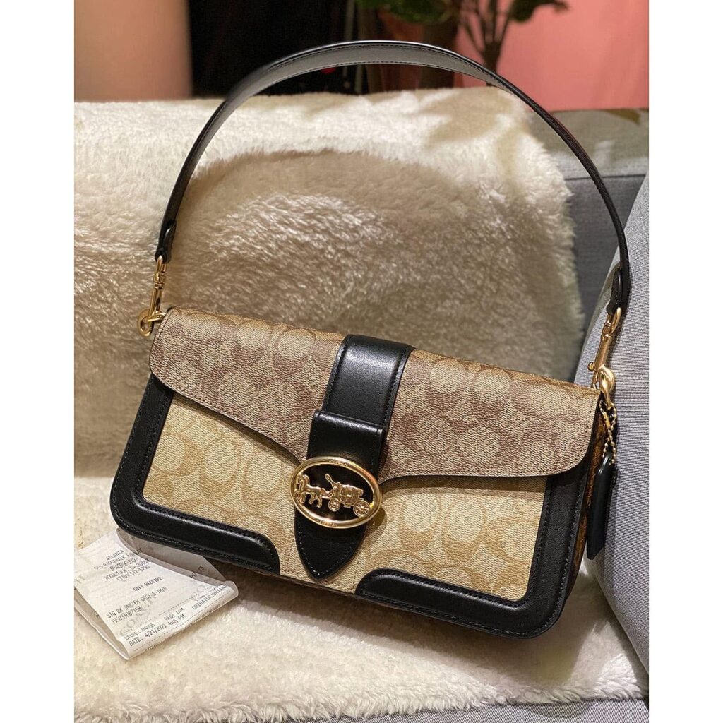 Original Outlet Coach Black Women Shoulder Bag 5509 IMRKY