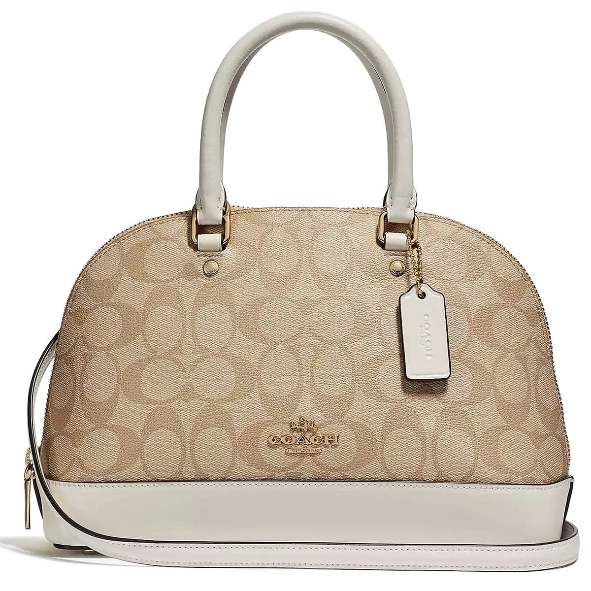 Original Outlet Coach Light Khaki Chalk Women Crossbody Bag f27583 imdqc