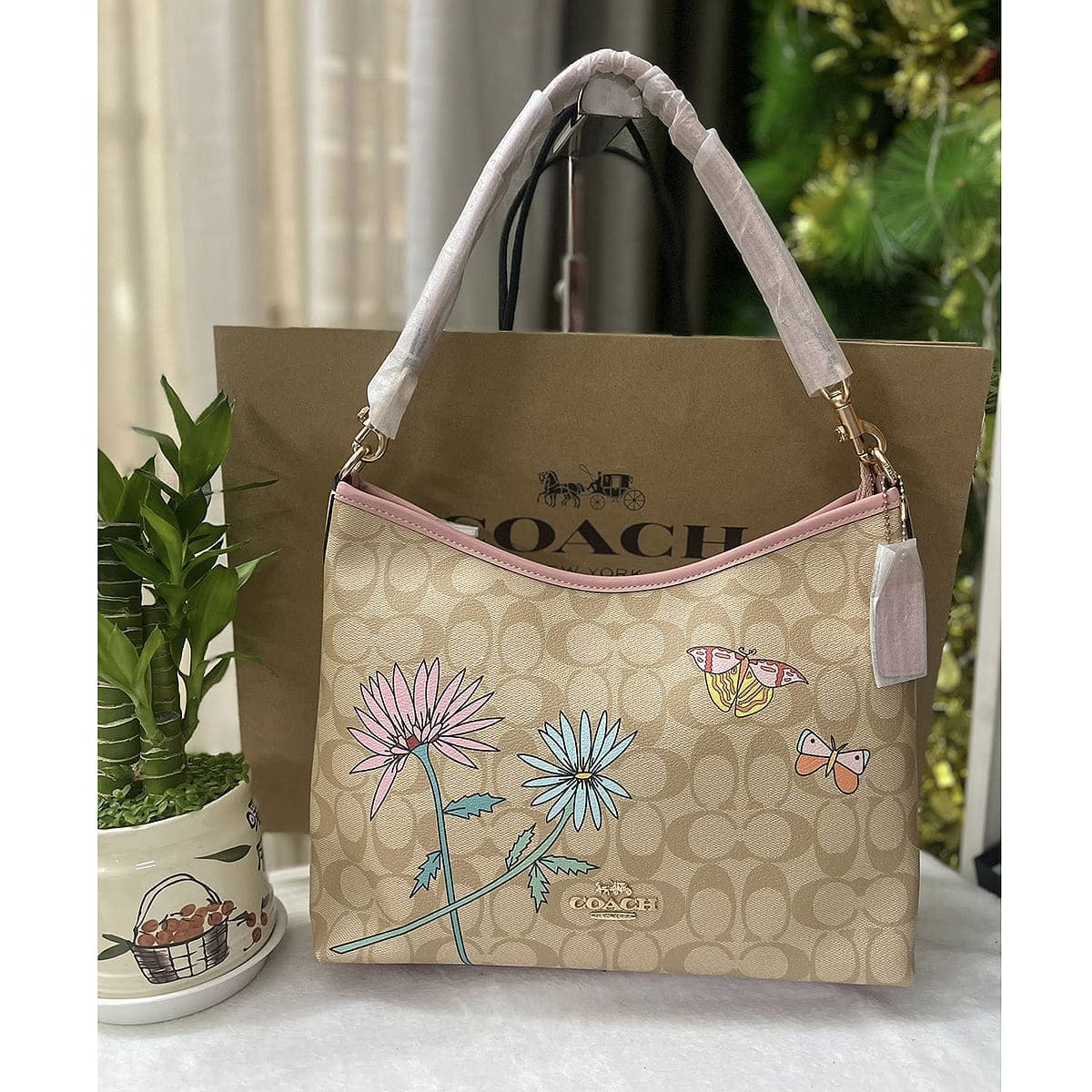 Original Outlet Coach Multicolour Women Shoulder Bag CU393 IMOT4