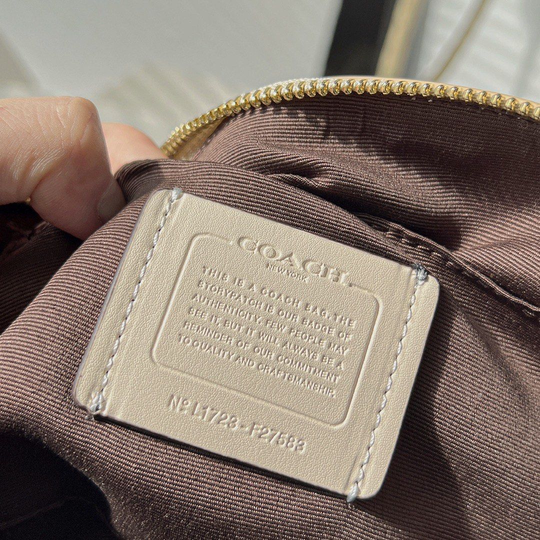 Original Outlet Coach Light Khaki Chalk Women Crossbody Bag f27583 imdqc