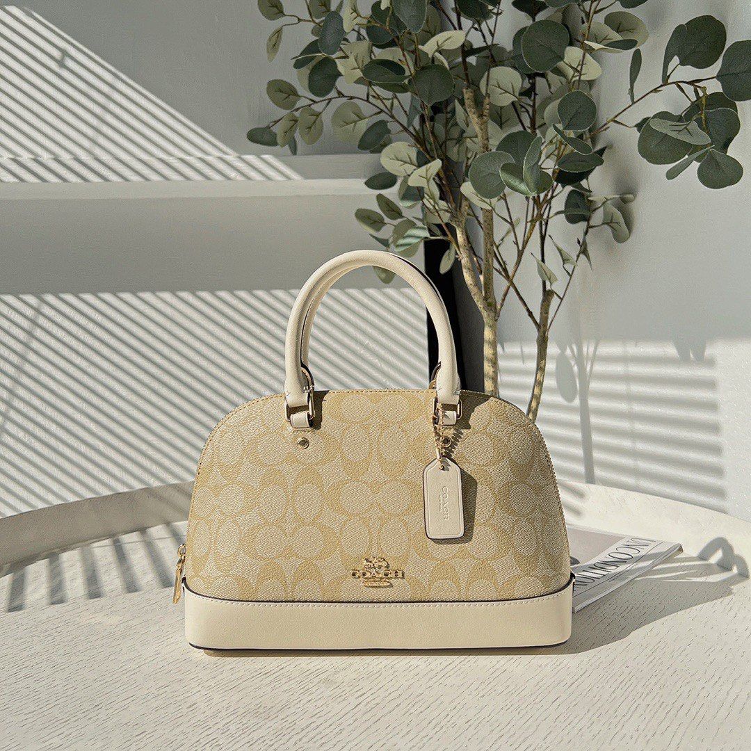 Original Outlet Coach Light Khaki Chalk Women Crossbody Bag f27583 imdqc