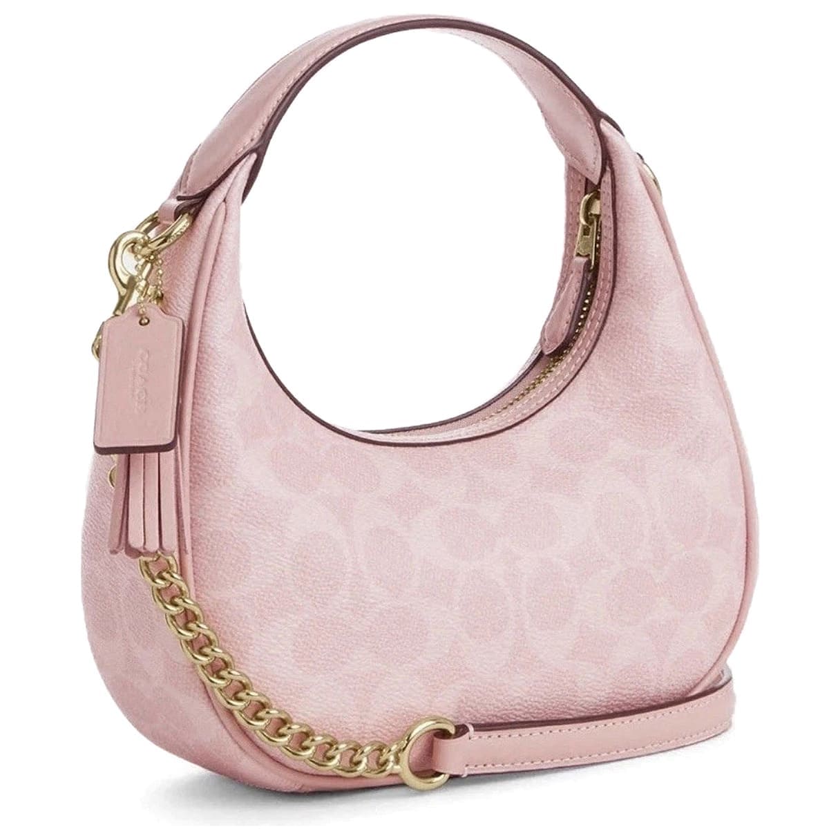 Original Outlet Coach Powder Pink Women Crossbody bag CAM83