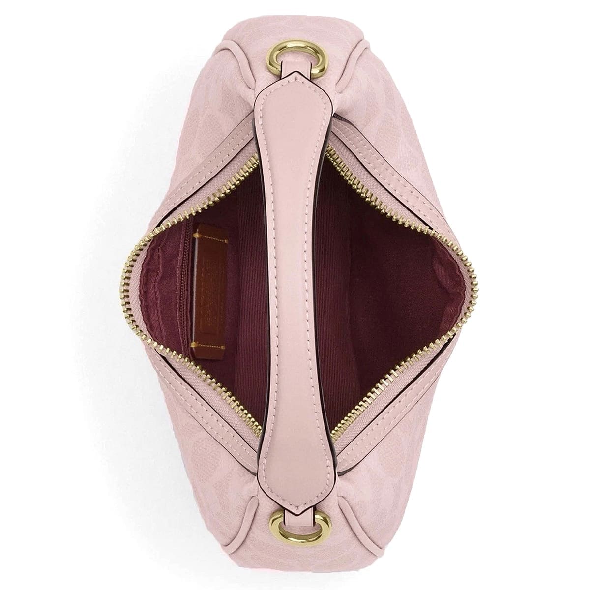 Original Outlet Coach Powder Pink Women Crossbody bag CAM83